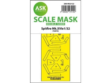 1/32 Art Scale Spitfire Mk.XVIe double-sided express fit mask for Tamiya