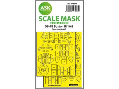 1/48 Art Scale DB-7B Boston III double-sided express fit mask for HK Models