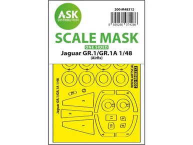 1/48 Art Scale Jaguar GR.1/GR.1A one-sided express fit mask for Airfix