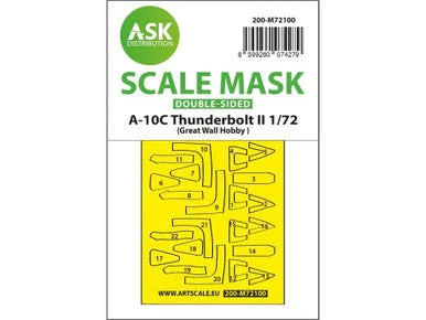 1/72 Art Scale A-10C Thunderbolt II double-sided fit express mask for GWH