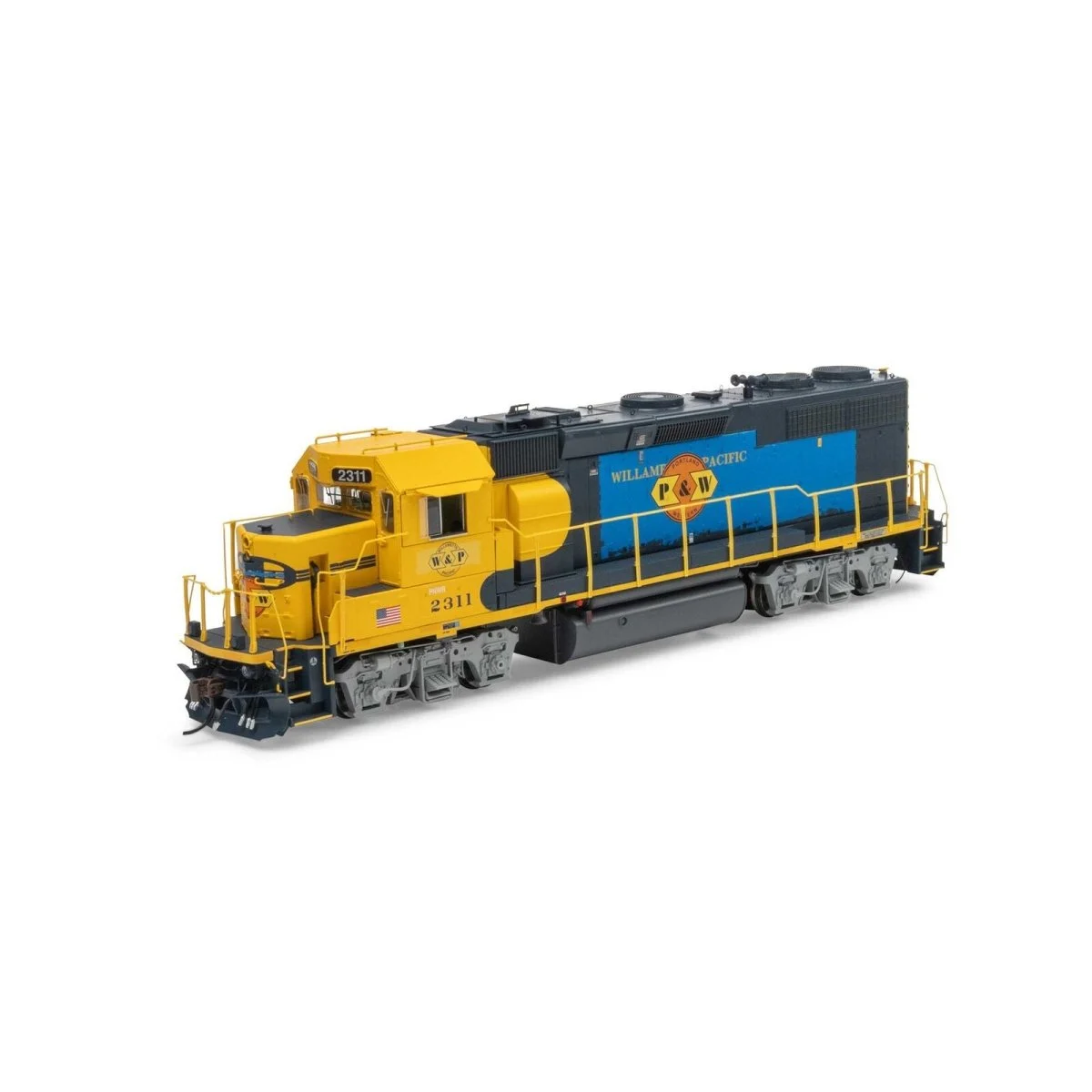 Athearn Genesis HO Scale Portland & Western GW ex Santa Fe GP39-2 #2311 - ATHG66262