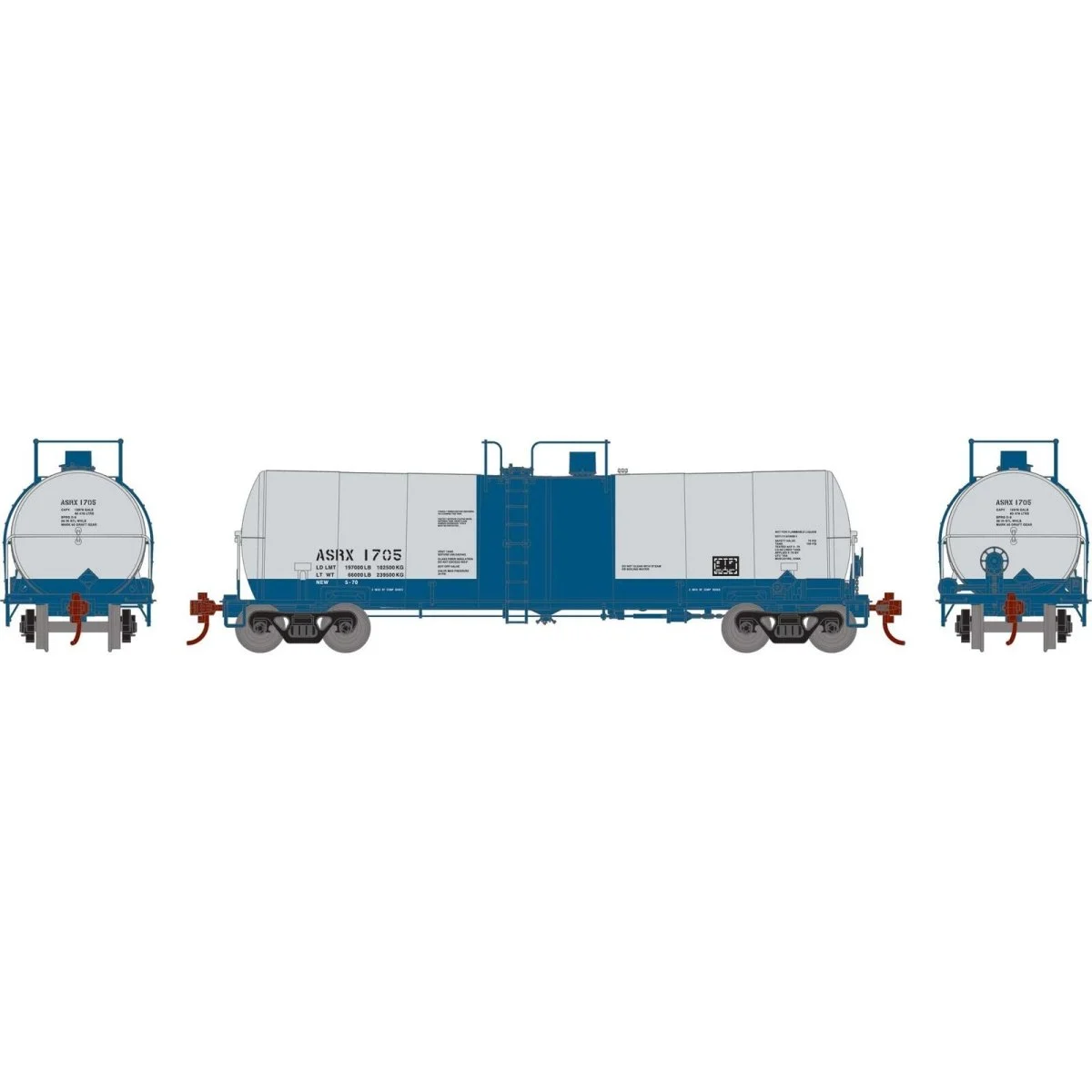 Athearn HO ASRX #1708 16,000 Gallon Clay Tank | ATH16394
