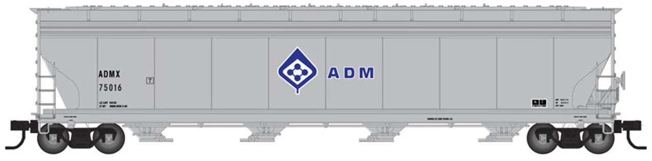 Atlas HO Scale ADM (Molecule) 5701 Grain Hopper RD# ADMX 75016