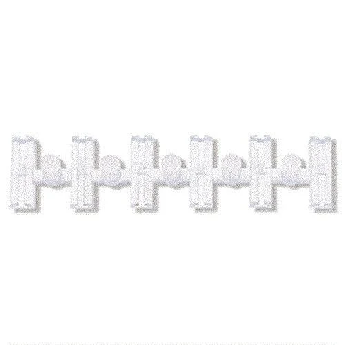 N Code 80 Plastic (Insulating) Rail Joiners (24pcs/pk) (6pks/Dlr.Cd) - Atlas