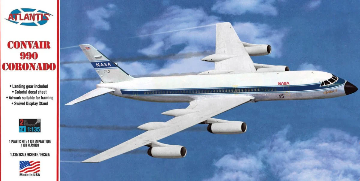Atlantis Models 1/135 Atlantis Convair 990 Jet Airliner (formerly Revell)