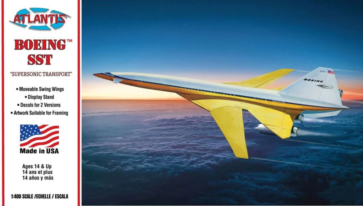 Atlantis Models 1/400 Atlantis Boeing SST Supersonic Transport