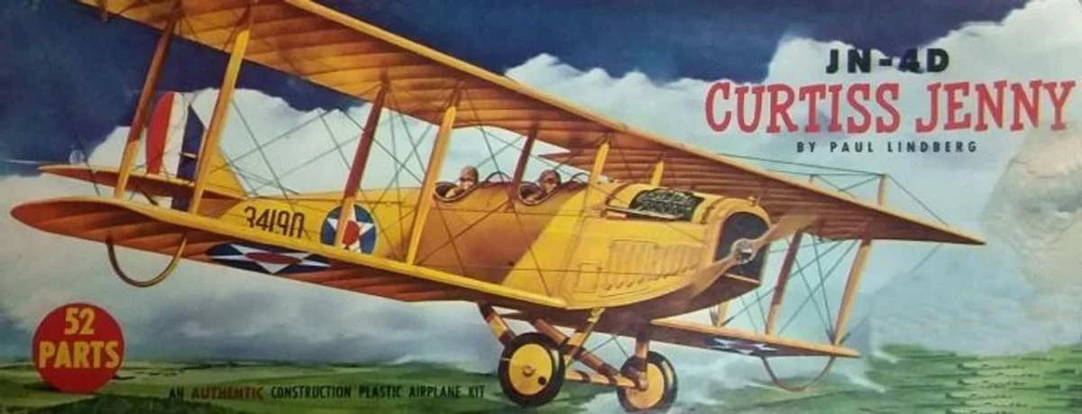 Atlantis Models 1/48 Atlantis Models Curtiss Jenny JN4 BiPlane (formerly Lindberg)