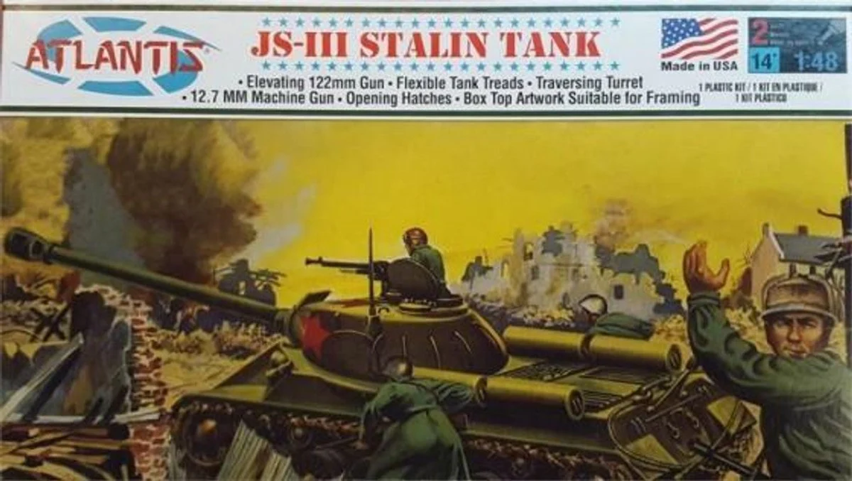 Atlantis Models 1/48 Atlantis Models Russian JS III Stalin Tank (formerly Aurora)