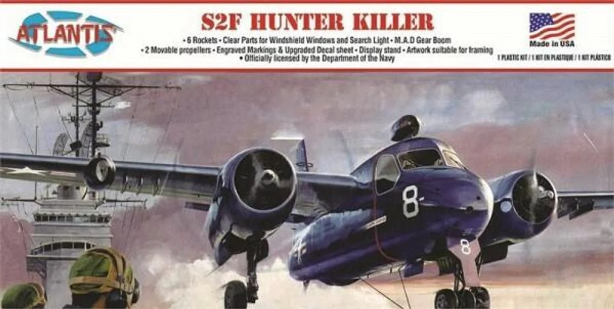 Atlantis Models 1/54 Atlantis Models S2F Hunter Killer Aircraft (formerly Aurora)
