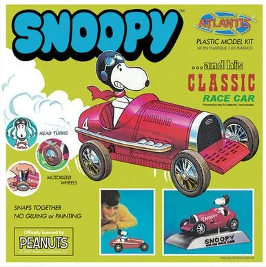 Atlantis Snoopy & His Race Car (Snap) (formerly Monogram) - Atlantis Models