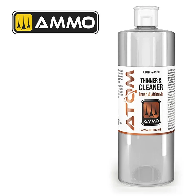 AMMO ATOM Thinner and Cleaner (400mL) - Ammo Mig Jimenez