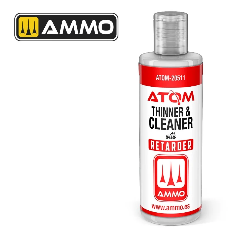 AMMO ATOM Thinner and Cleaner with Retarder (60mL) - Ammo Mig Jimenez