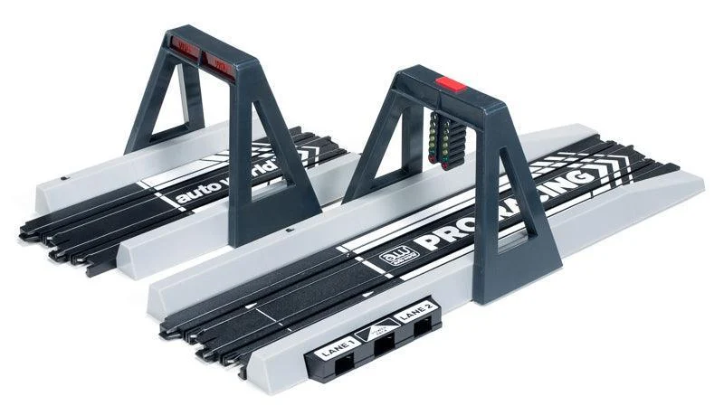 Auto World Drag Strip Electronic Staging Tree and Finish Line #291