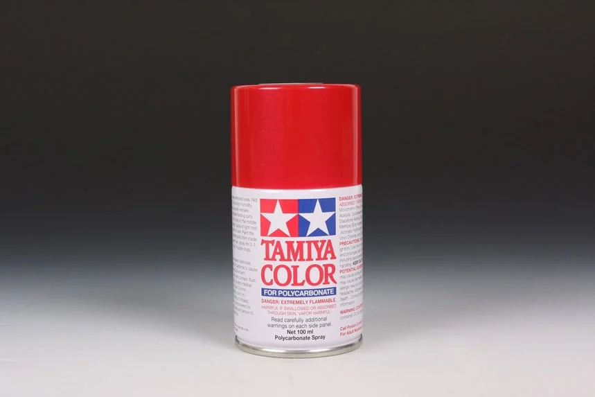 Tamiya PS-15 Metallic Red Polycarbonate Spray Paint