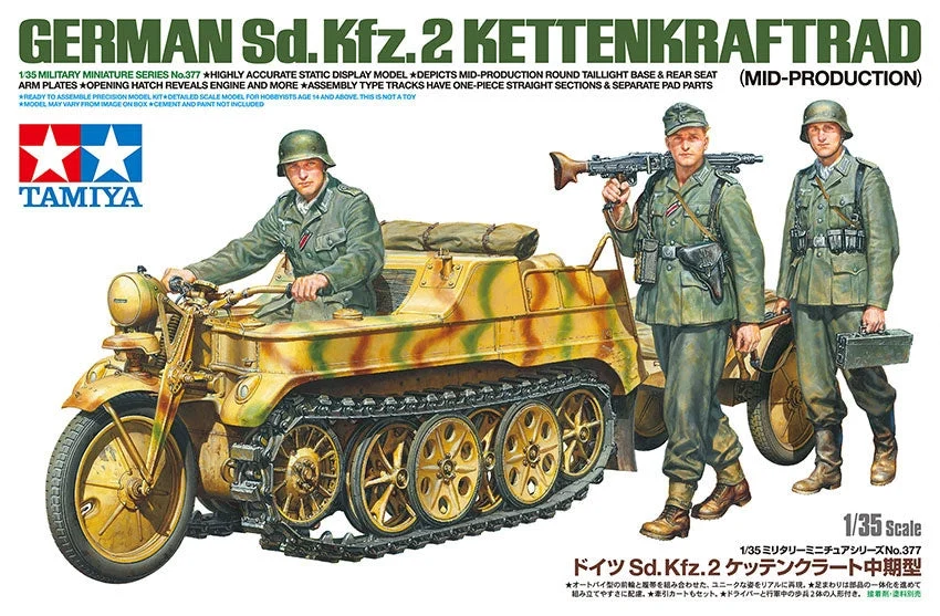 Tamiya 1/35 German Sd.Kfz.2 Kettenkraftrad - 35377