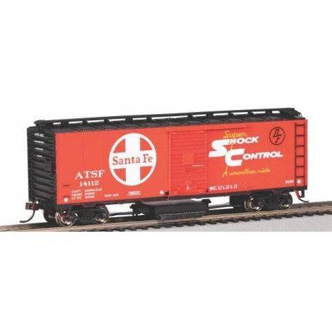 Bachmann HO Scale Track Cleaning 40' Boxcar SF #14112/Shock Control - BAC16324