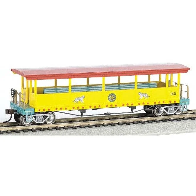 Bachmann HO Scale RINGLING Open Excursion Car w/Seats #142 - BAC16602