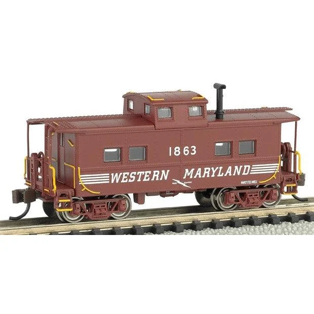 Bachmann N Scale NE Steel Caboose WM #1863/Speed Letter - BAC16859