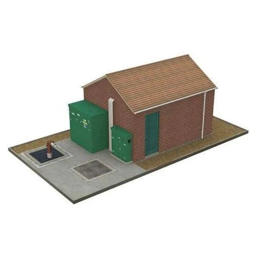 Bachmann HO Scale Pump Station (Built-Up Resin) (D) - BAC35109