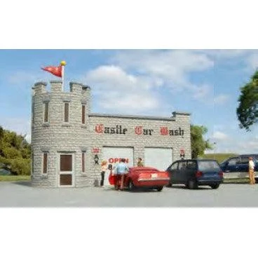 Bachmann HO Scale Castle Car Wash (Built-Up Resin) (D) - BAC35210
