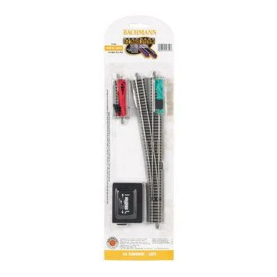 Bachmann N Scale EZ Track #6 LH Switch/1cd - BAC44859
