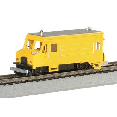Bachmann HO Scale MOW Highrailer Self-Propelled Rail Detector Step Van (D) - BAC46204