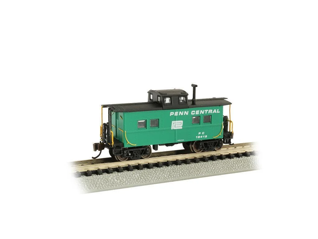 N Scale Bachmann Penn Central Jade Green - Northeast Steel Caboose 16866