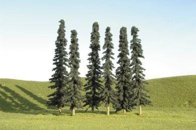 O Scale Bachmann 8 - 10" Conifer Trees 32203