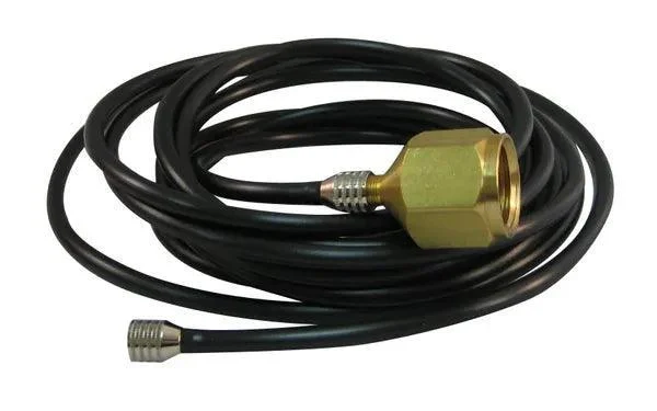 Badger Air Hose, Vinyl, 8'/2.44m with Compressor Adapter - Part #50-0011