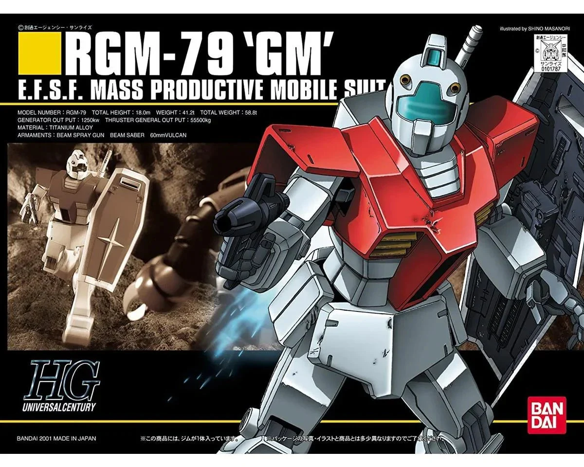 1/144 Bandai HG #20 RGM-79 GM - 101787