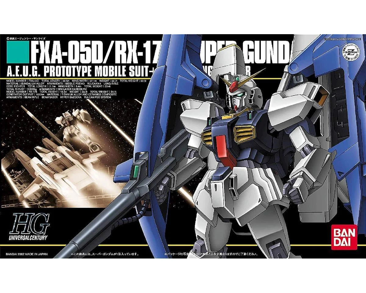 1/144 Bandai HGUC #35 Super Gundam - 114207