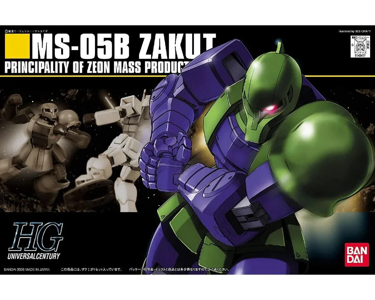 1/144 Bandai HGUC #64 MS-05B Zaku I - 143417