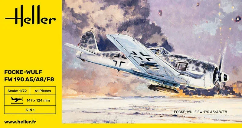1/72 Heller Focke-Wulf FW-190 A5/A8/F8