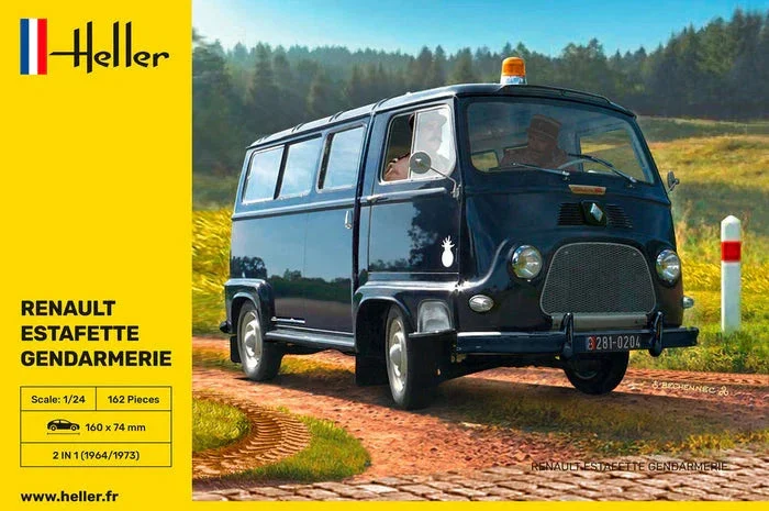 1/24 Heller Renault Estafette Gendarmerie