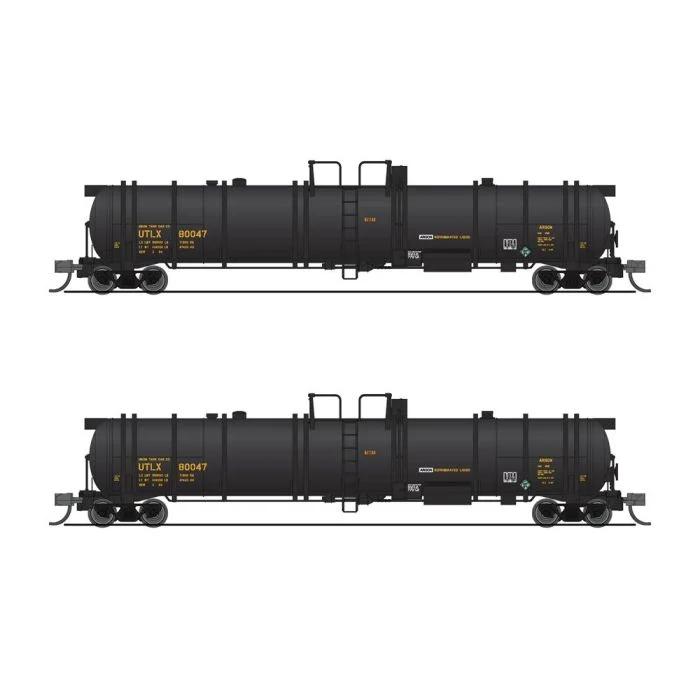 Broadway Limited N Scale Cryogenic Tank Cars 2 Pack UTLX/blk