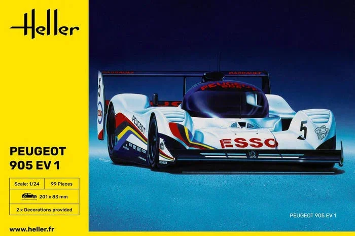 1/24 Heller Peugeot 905 EV 1