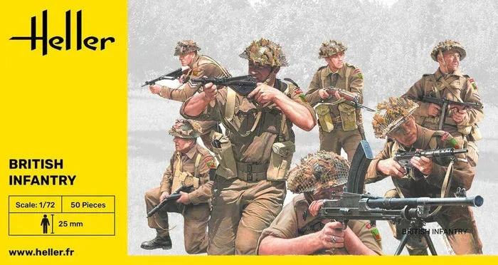 1/72 Heller WWII British Infantry