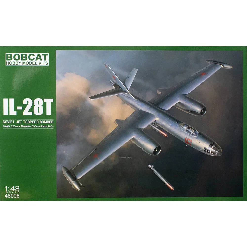 Bobcat Models 1/48 Bobcat Models IL-28T Soviet Jet Bomber