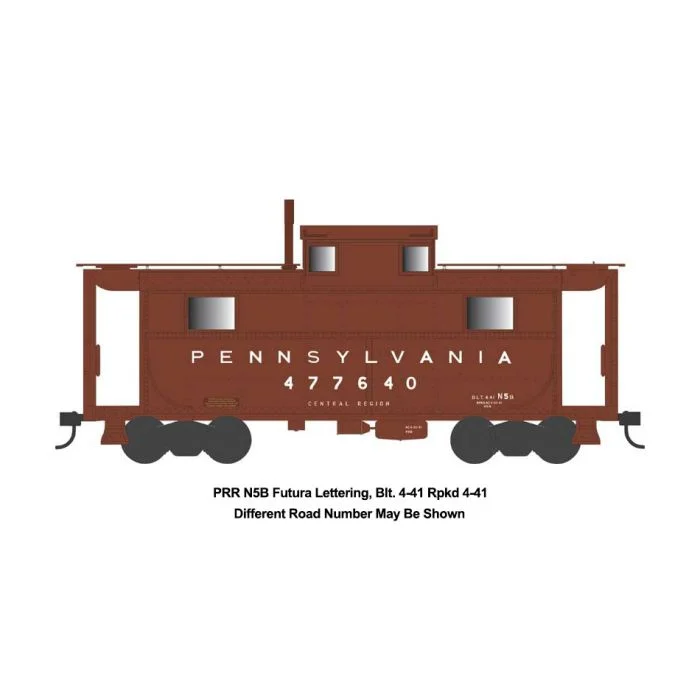 Bowser HO Pennsylvania N-5B Caboose PRR #477651 - BOW43372