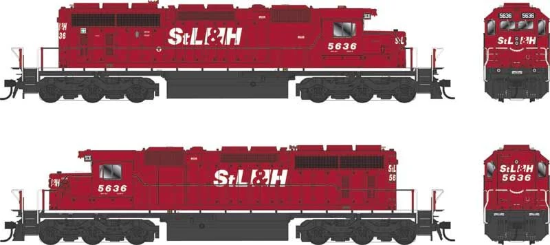 Bowser HO SD40-2 w/Sound STL & HR #5615