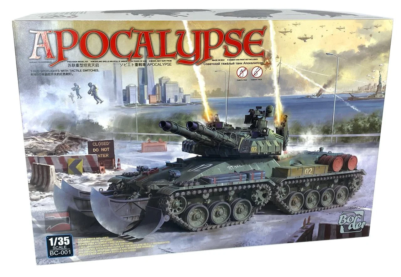 Border Model 1/35 Border Model Apocalypse Tank from Red Alert Game Plastic Model Kit
