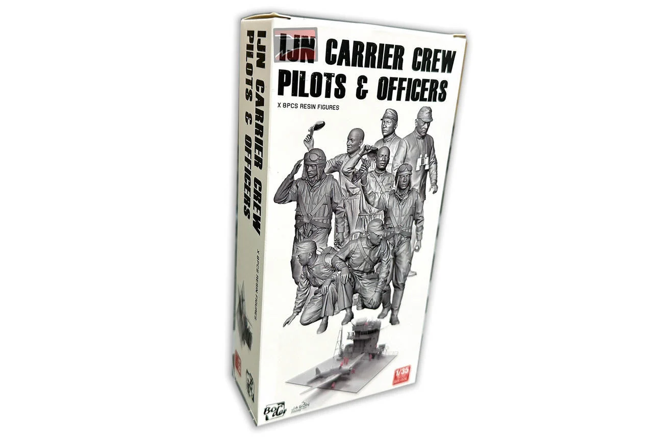 Border Model 1/35 Models Akagi Bridge Figure Set (8 Resin Figures)