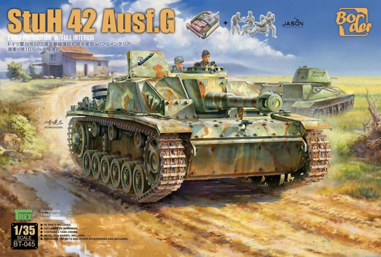 Border Model 1/35 Border Model StuH 42 Ausf.G EARLY w/Full Interior Plastic Model Kit