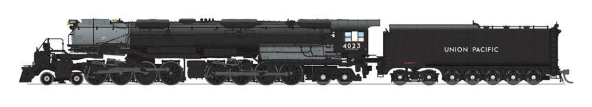 Broadway 7240 UP Big Boy 1944 Kenefick Park 25-C-400 Coal DCC w/ Sound #4023 - N