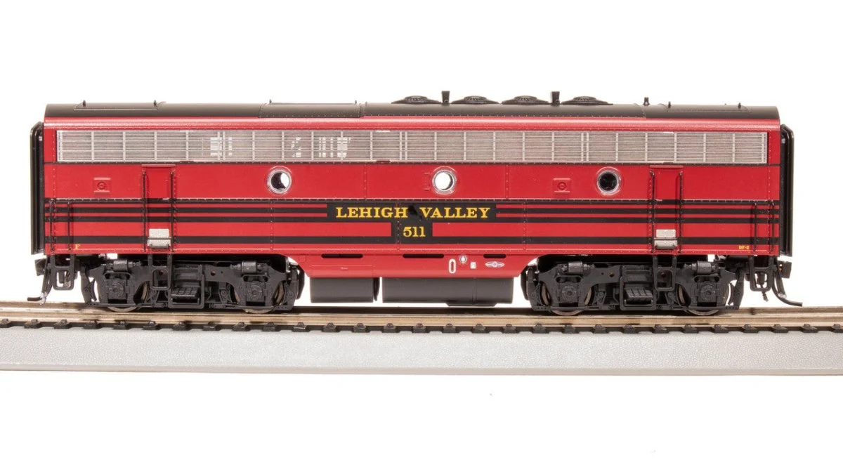 Broadway 8163 Lehigh Valley EMD F3 A/B Cornell Red w/ Black Stripes 510/511 - HO