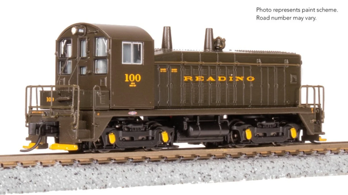 Broadway Limited 9310 N Scale Reading EMD NW2 Switcher #100 (DCC/Sound) -