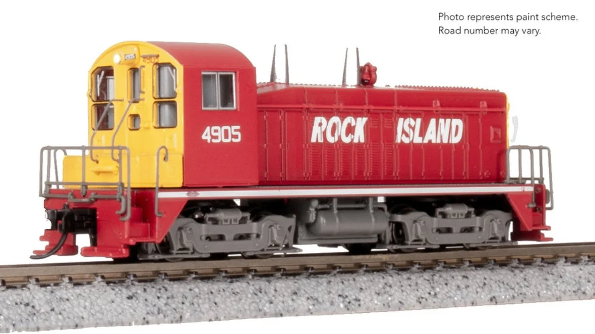 Broadway Limited 9313 N Scale Rock Island EMD NW2 Switcher 4907 (DCC/Sound) -