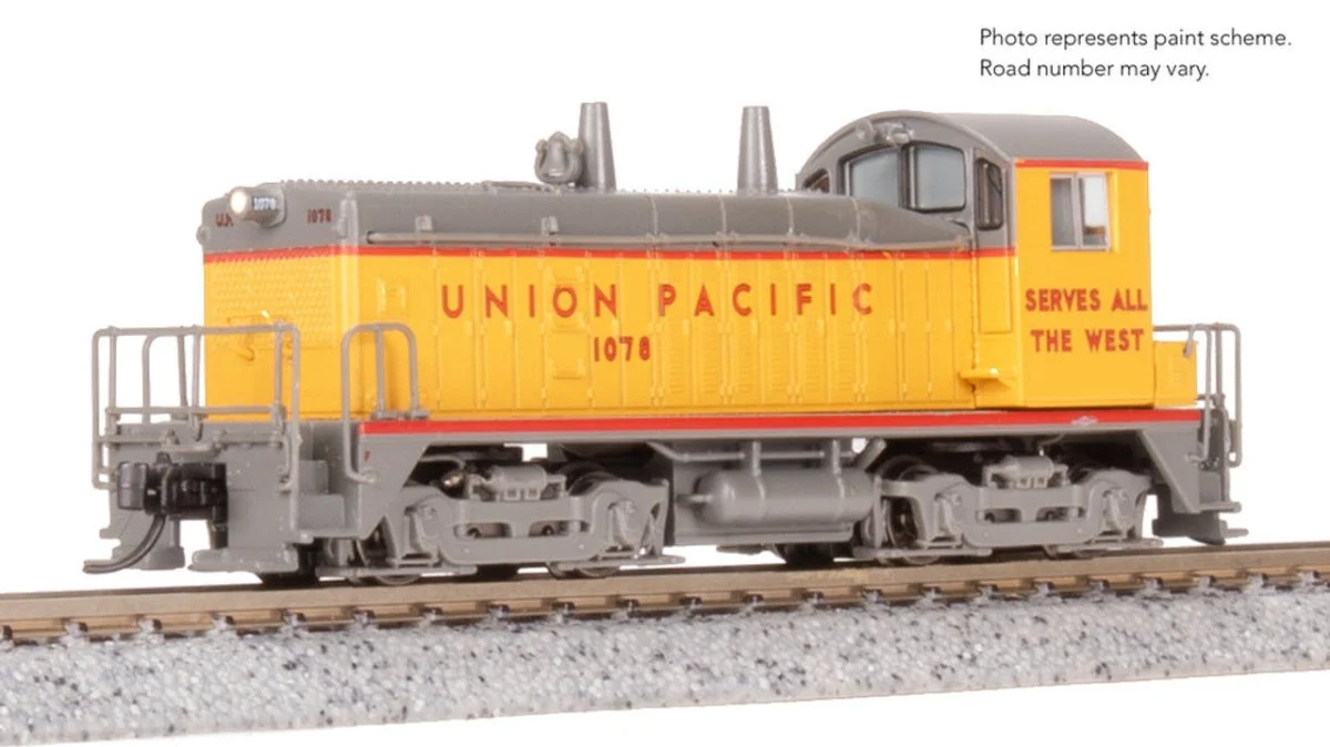 Broadway Limited 9315 N Scale Union Pacific EMD NW2 Switcher 1090 (DCC/Sound) -