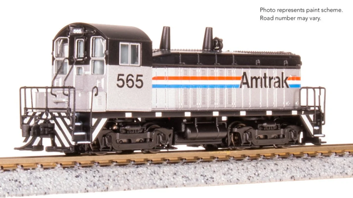 Broadway Limited 9381 N Scale Amtrak EMD SW7 Switcher 566 (Analog DC) -