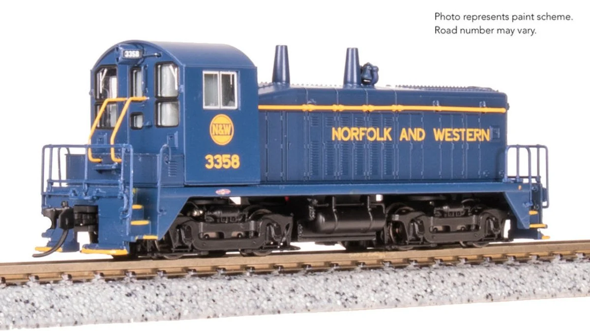 Broadway Limited 9383 N Scale Norfolk & Western EMD SW7 Switcher 3362 Analog DC -